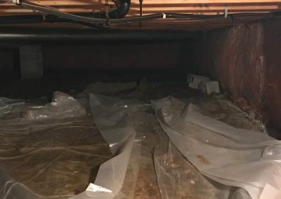 Leaky Crawl Space | Grove City, OH | Before