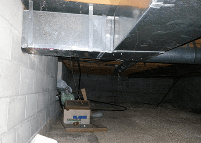 Damp Odors and Rodents in a Westerville, OH Crawl Space