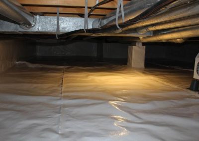 Wet Moldy Crawl Space | Pickerington, OH | After