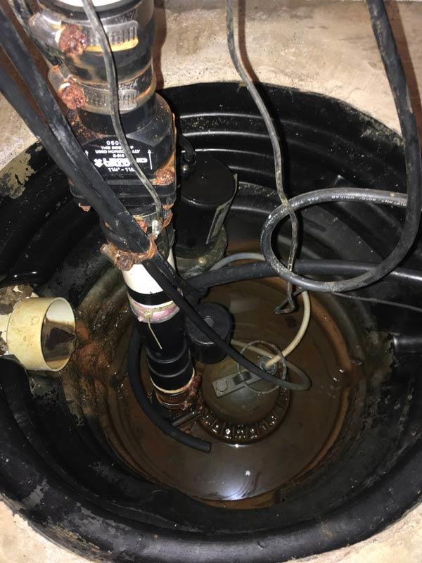 Cracked Wall and Sump Pump Replacement in Pickerington, OH - Basement ...