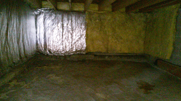 Wet Crawl Space | Black,OH | Before
