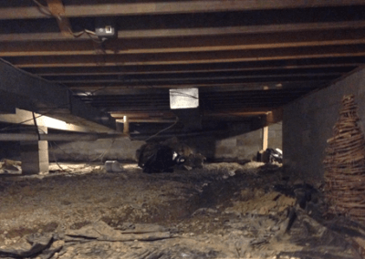 Wet & Musty Crawl Space in Pickerington, OH Contributes to Health Problems