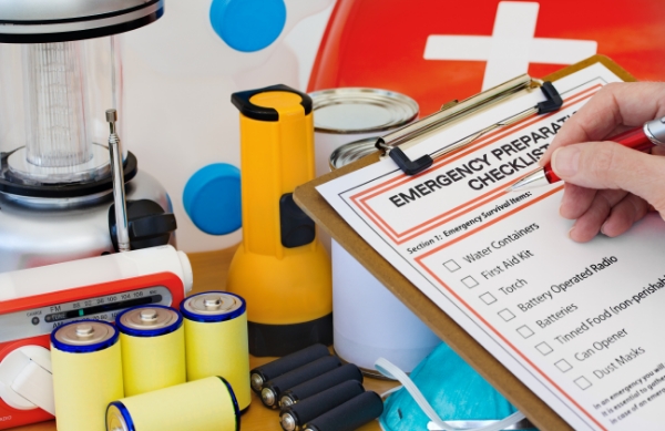 Batteries and first aid kit and checklist | 7 Summer Severe Weather Safety Tips to Protect Your Home | The Basement Doctor 