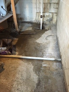 The Cheaper Basement Waterproofer Proves To Be More Expensive for this Columbus, OH Homeowner | Before
