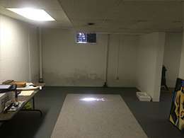 Ugly, Moldy Basement Walls | Columbus, OH | Before