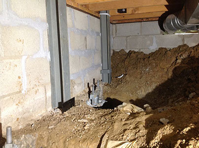 Sinking and Settling Home Foundation Repair | Dublin, OH | After