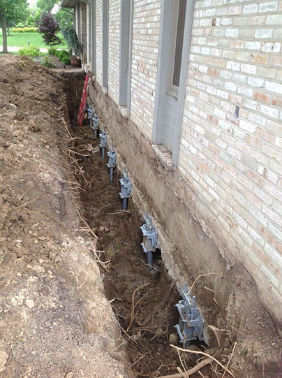 Sinking and Settling Home Foundation Repair | Dublin, OH | After