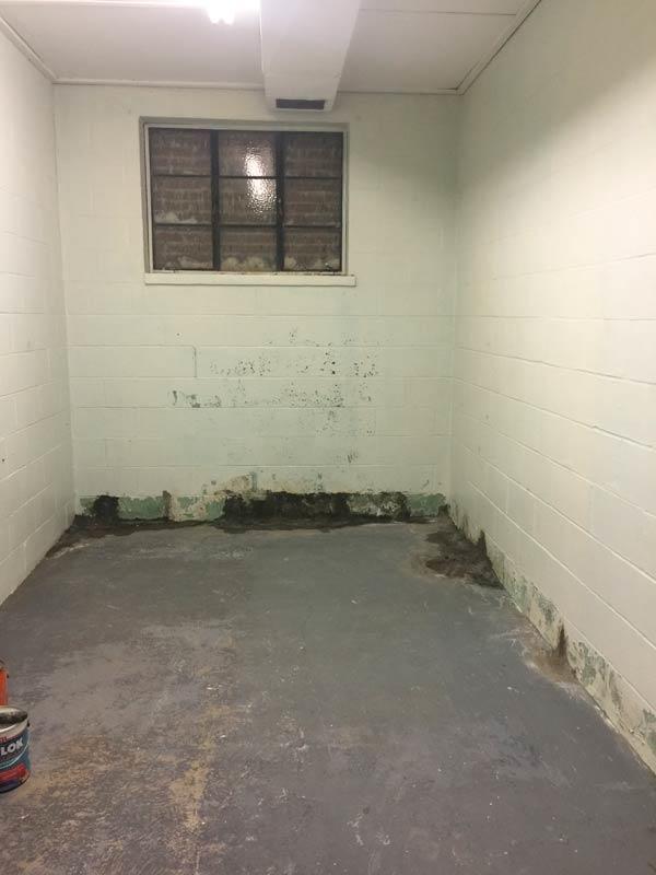 Leaky and Cracked Walls at Trinity Westland Church | Oak Hill, OH | Before