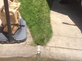 Leaky Wall and Blocked Downspout Line | Columbus, OH | After