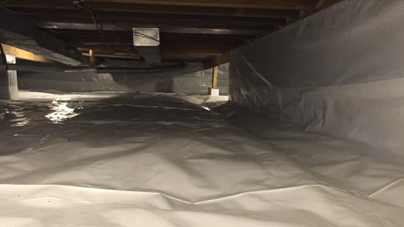 Wet and Musty Crawl Space | Pickerington, OH | After